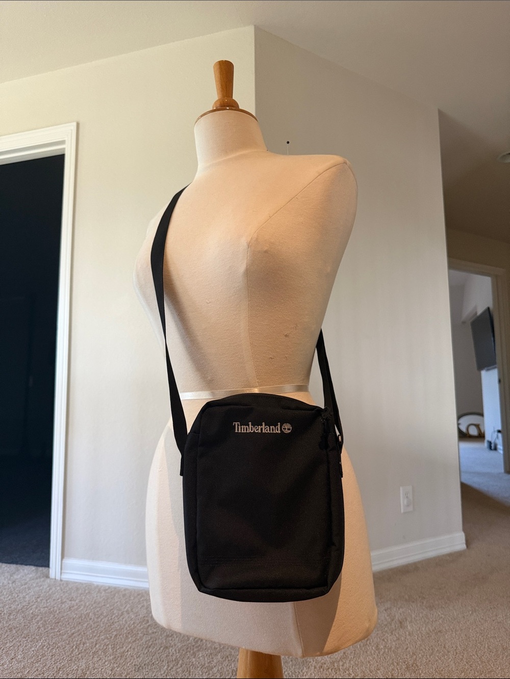 Timberland Black Crossbody Bag for Men